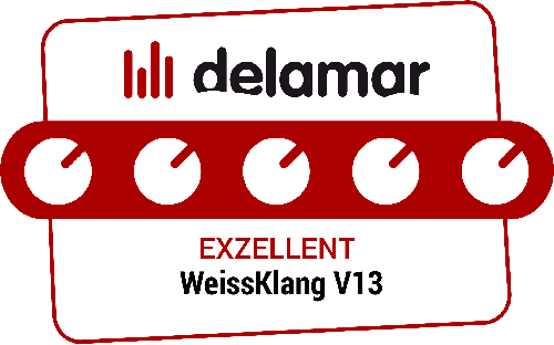 Delamar Testurteil für das WeissKlang V13: exzellent