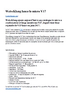 Vorschau: Audiofanzine - Artikel über WeissKlang V17